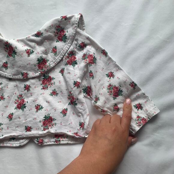 Vintage Floral Oversized Collar Long Sleeve 6 months - Picture 8 of 9